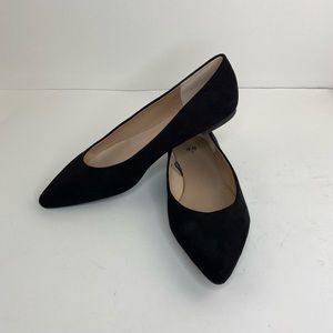h and m black flats